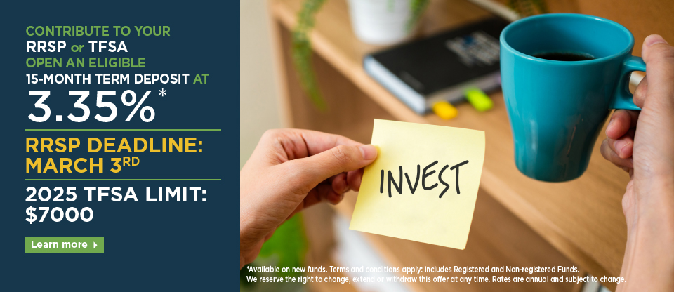 Contribute to your RRSP or TFSA before the March 3rd deadline! 2025 TFSA limit is $7000