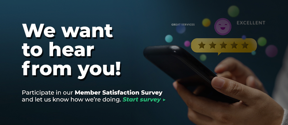Member Survey now available 